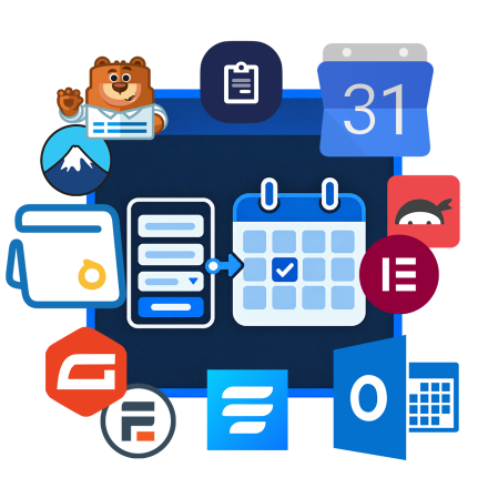 CalNForm connects WordPress forms to Google, Outlook and Zoho calendars
